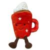 Fun Hot Chocolate Plush Doll Doll Sleeping Doll Gift Doll Adult Gift 19cm