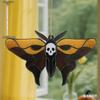 1pc Acrylic Halloween Butterfly & Skull Window Hanging Sun Catchers Gothic, Four Seasons Decoration, Novelty Home Decor, Perfect Durable for Bedroom