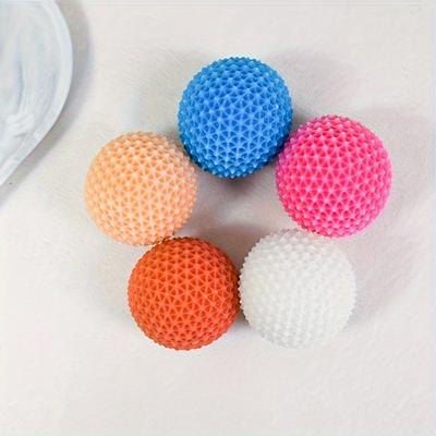 1 Трехмерная силиконовая форма в виде шара из шипов для самостоятельного изготовления - создание великолепных гипсовых настольных украшений и прикроватных ароматерапевтических свечей