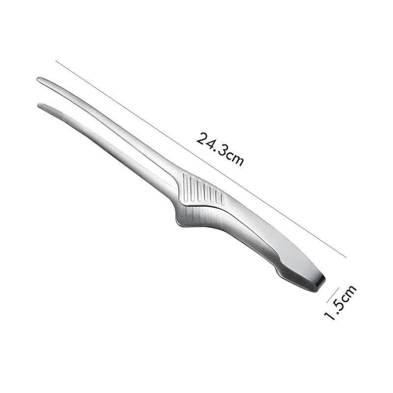 Tongs Bbq Tweezer Clip Stainless Steel Portable Used For Picnic Barbecue Cooking Kitchen Area Tongs Cooking Space Utensils Accesorios Food Chief