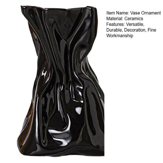 Ваза с орнаментом, современная керамическая ваза, элегантная уникальная форма, цветочные композиции, ваза для украшения домашнего стола