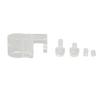 Aquarium Hose Clamp Transparent Split Type Plastic Water Pipe Fixing Clip for Fish  