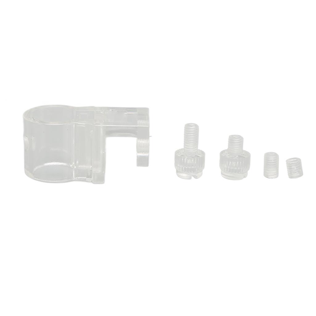 Aquarium Hose Clamp Transparent Split Type Plastic Water Pipe Fixing Clip for Fish