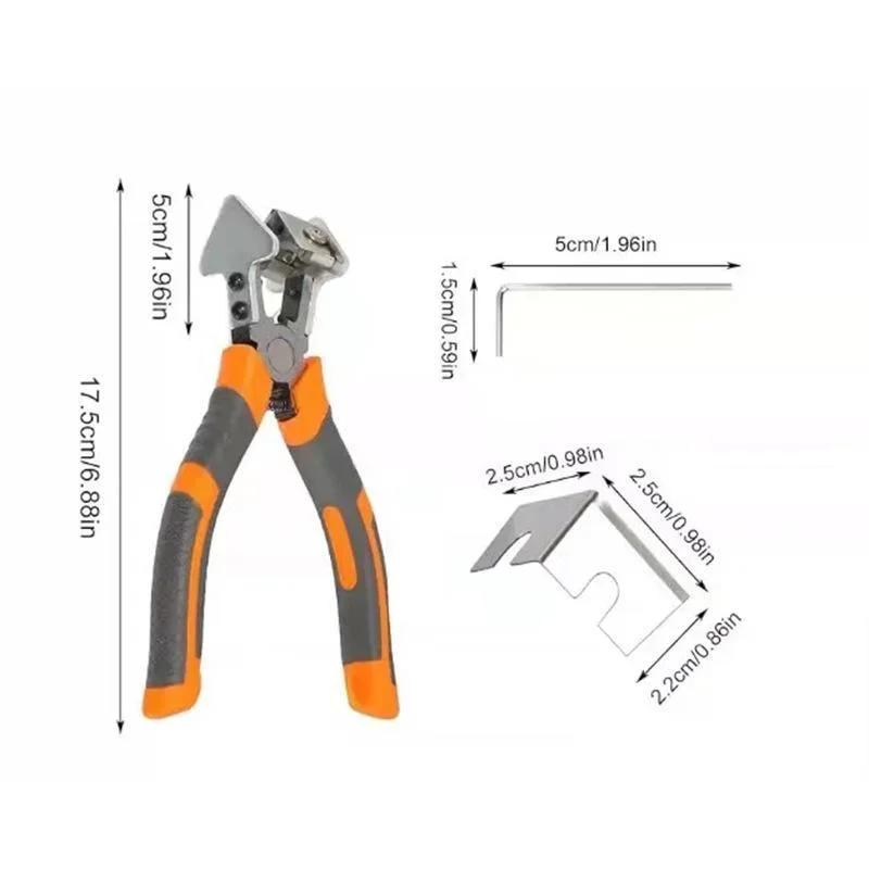 Прямоугольные плоскогубцы V-образные плоскогубцы Угловые ножницы Резак Ножницы для кабель-канала Ножницы для резиновых полос под углом 90 градусов для уплотнительной полосы окон с лезвиями