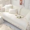 Cotton Sofa Cover for Living Room Thicken Sofa Cushion Mat Nordic Solid Color Sofa Towel L Shape Corner Couch Covers Home Decor