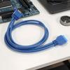 50см USB 3.0 Удлинительный кабель 20-контактный Панельный кабель Удлинительный кабель для материнской платы Сборка компьютера