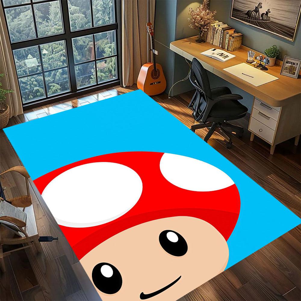 Mario anime character Carpet for Living Room Bedroom Home Decor Cool Movie Mat Play Floor Mat
