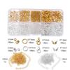 1260Pcs/Set Jewelry Making Starter Kit Earrings Necklace Findings Diy Beads Jewelry Accessoriessuitable For Adults And Beginners