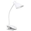 Перезаряжаемый USB светодиод с зажимом, лампа для ночного чтения, 3 режима яркости, настольный светильник