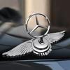 Новые 3D наклейки на автомобиль для Mercedes Benz, Хромированный Звезда на капот, Эмблема на передний капот, Логотип для Mercedes Benz C200 E300 E260 S450