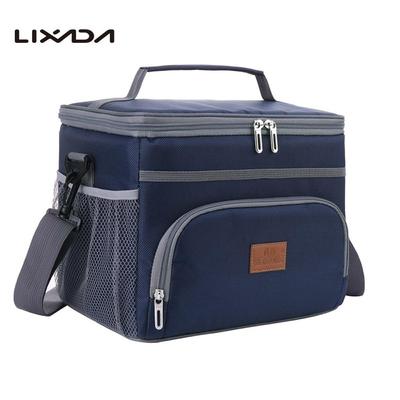 Герметичная сумка для обеда большой вместимости, 16 л, термостойкая, большая, прохладная и теплая изолированная упаковка для пикника на открытом воздухе