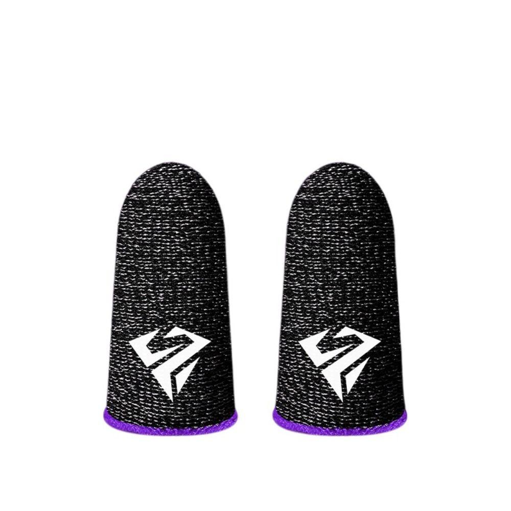 2 PCS Breathable Gaming Finger Cover Sweatproof Touch Screen Finger Cuff 2024 Finger Sleeve