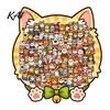 Solid Wood Puzzle Toy Wooden Animal Jigsaw Puzzle, Pig Rabbit Theme Difficult Educational Game Challenge Game, Kids Adults for Desk Decoration Art