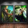 Print Japanese Anime Single Piece Roronoa Zoro Poster Home Decoration Gift Picture Wall Decoration On Canvas