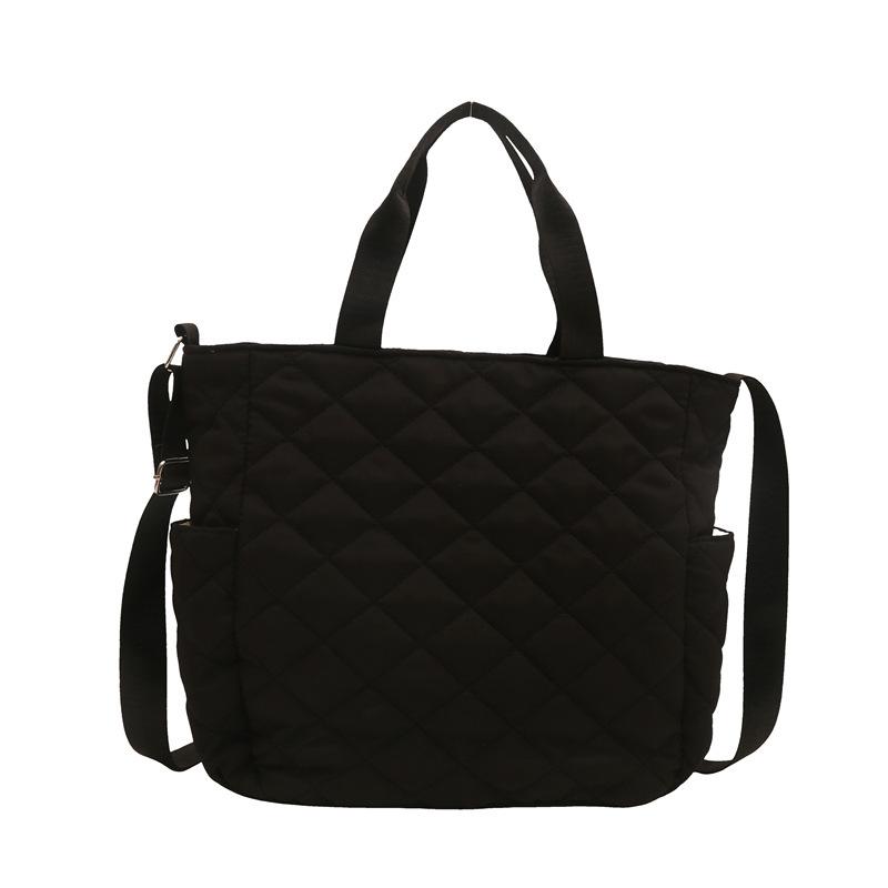 Осенне-зимняя модная сумка через плечо для поездок на работу, повседневная сумка-мессенджер, большая вместимость, простая женская сумка-тоут