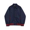 Short Lapel Jacket Men's Coat Autumn New Korean Style Loose Contrast Color Baseball Uniform Top