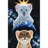 Home Decor DIY 5D Diamond Embroidery "Little Tiger Earth" Cross Stitch Set Hobby Craft
