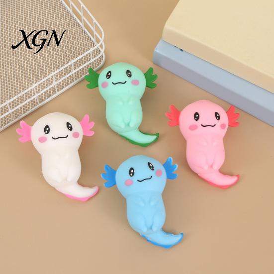 Squeeze Fidget Toy Cartoon Salamander Stress Relief Ball Decompression Sensory Animal Party