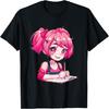 Аниме и Скетчинг Аниме Девушка Скетчинг Отаку Графическая Футболка1