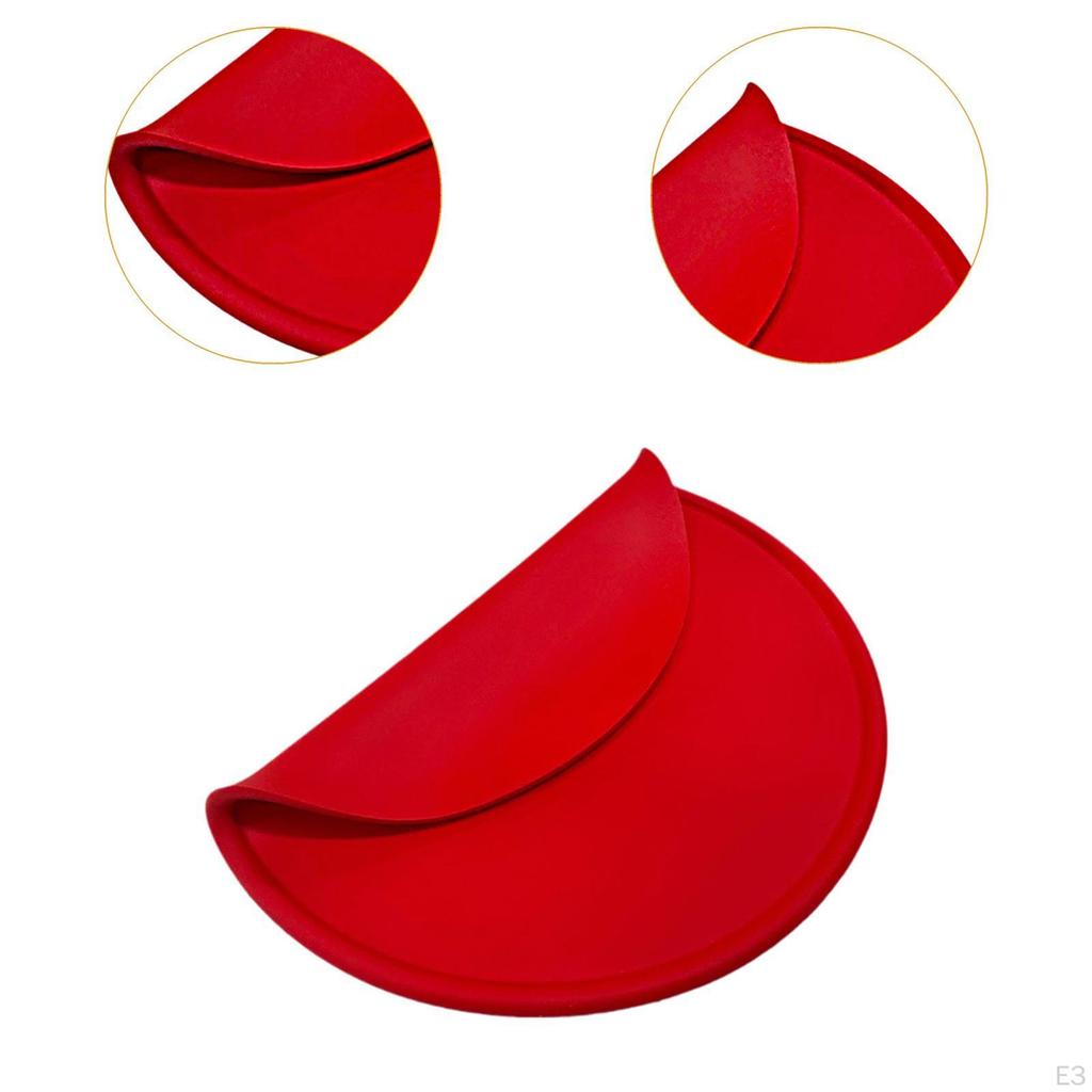 Силиконовый коврик для выпечки пиццы, подбрасывающий тесто, 13-дюймовая прочная портативная сковорода, летающая блинная