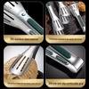 304 Stainless Steel Kitchen Food Tongs