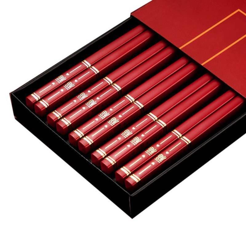 5 пар китайских палочек для еды, палочки для суши, корейские палочки для тушеного мяса, палочки для еды, многоразовые палочки из сплава, кухонная посуда, аксессуары для инструментов