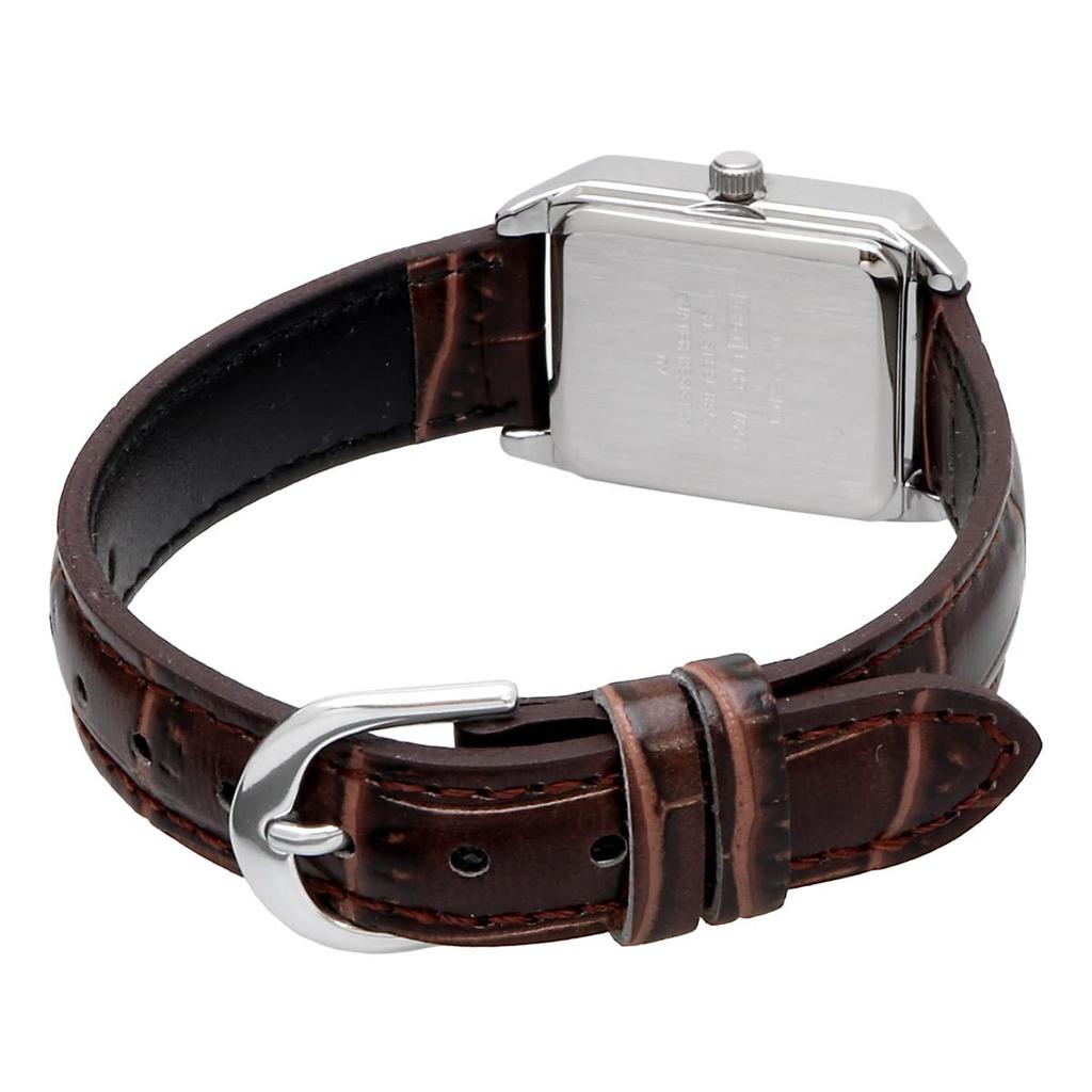 CASIO Standard Quartz Ladies Watch LTP-V007L-7B2 white brown
