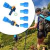 Hydration Bladder Bite Valves Kit Mouthpieces Portable Tube Nozzles with Hose Connectors for Riding