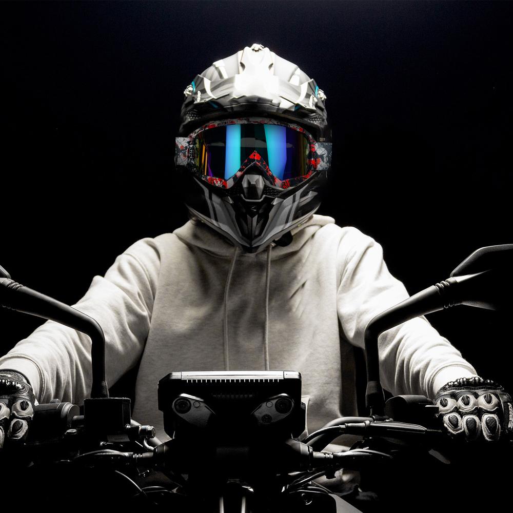 Мотоциклетные очки Велосипедные очки Очки для езды на открытом воздухе Внедорожные лыжи Спорт MX ATV Dirt Bike Гоночные очки Очки для мотокросса Велосипед Google