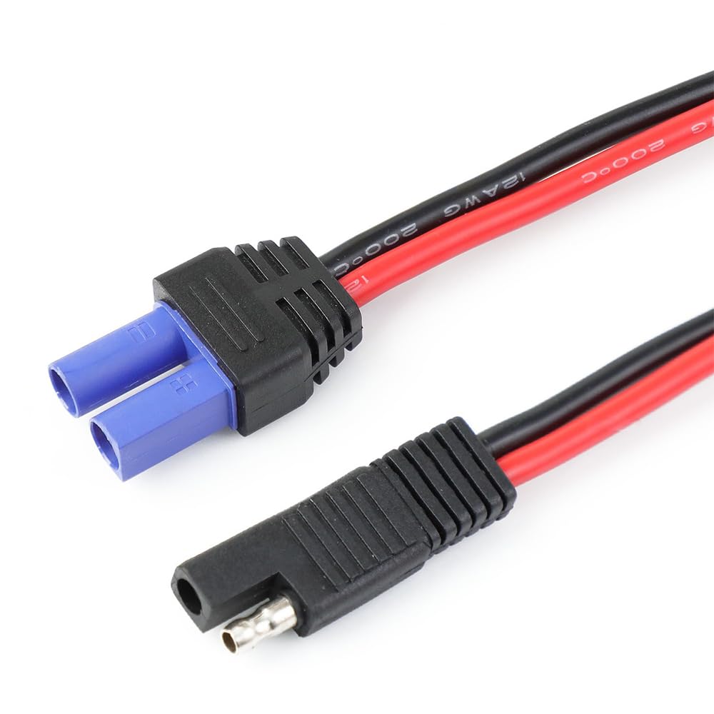 ESJNNK SAE Штекер EC5 Кабель 15см 10AWG Гнездовой штекер Разъем Штекер 1-48В Адаптер питания