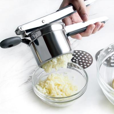 Кухонная съемная ручная прижимная машина для картофеля из нержавеющей стали, измельчитель для еды, измельчитель