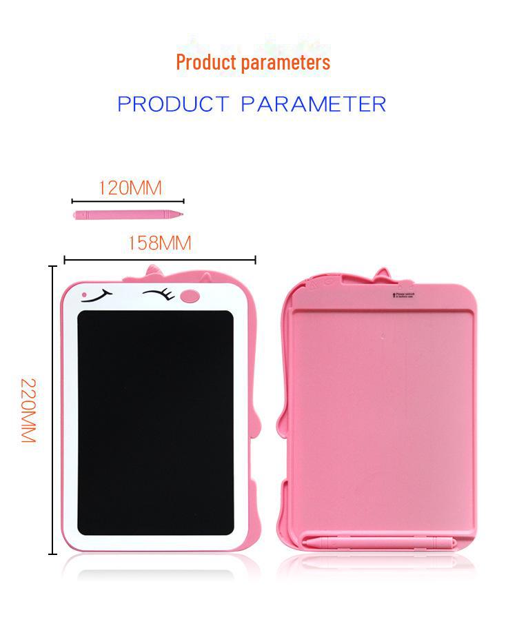 8,5-дюймовая цветная стираемая доска для рисования с ЖК-дисплеем для детей – развивающая игрушка для защиты глаз и праздничный подарок