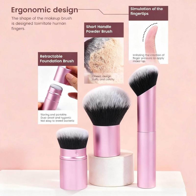 20pcs Makeup Brushes Set Powder Blush Foundation Soft Bristles Beauty Tools
