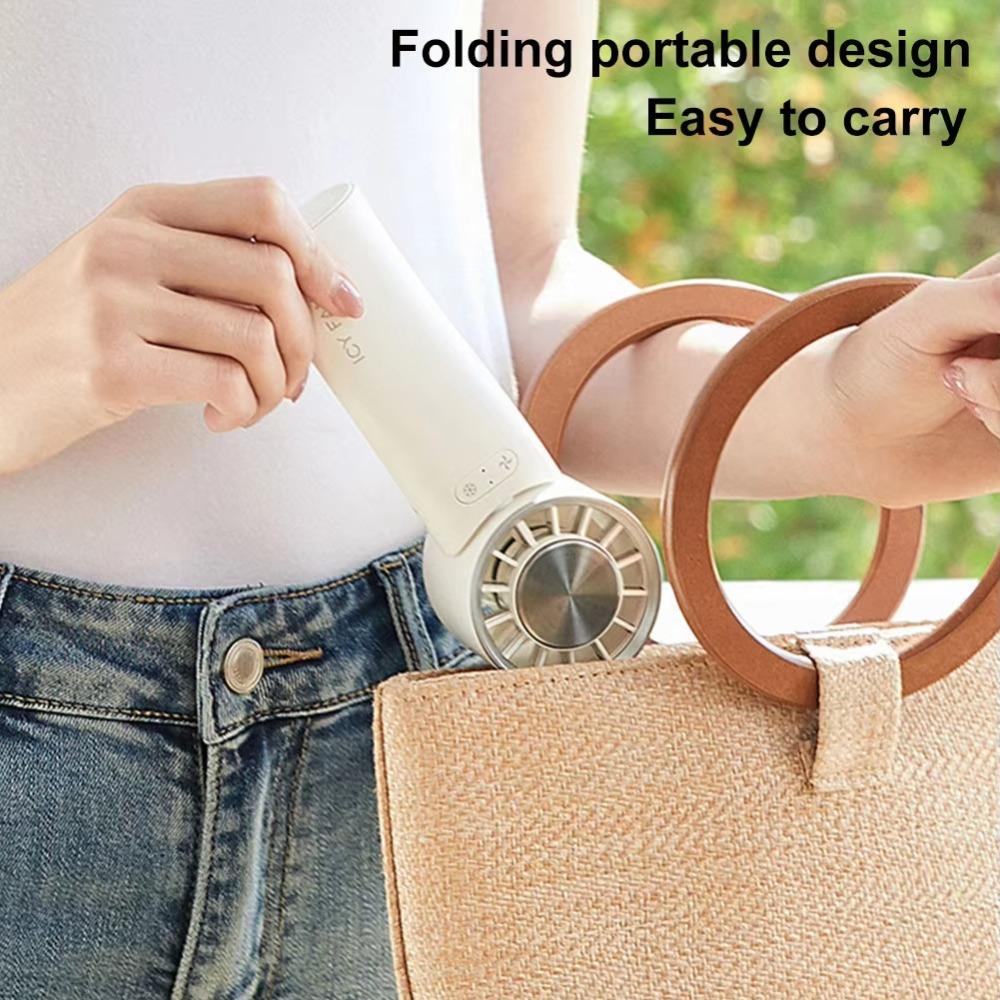 USB Перезаряжаемый Турбо Вентилятор Складной Электрический Охлаждающий Вентилятор Идеальный Инструмент для Охлаждения Отдых на Природе Кемпинг