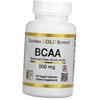 BCAA, Amino Acids, BCAA Branched Chain Amino Acids 500, 60vegcaps (28427001)