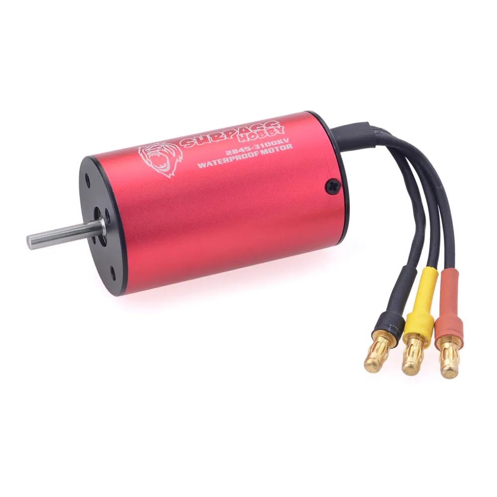 Surpass Hobby 2845 3100KV Waterproof Sensorless Brushless Motor 35A Brushless ESC for 1/12 1/14 1/16 Off-road / Buggy RC Car