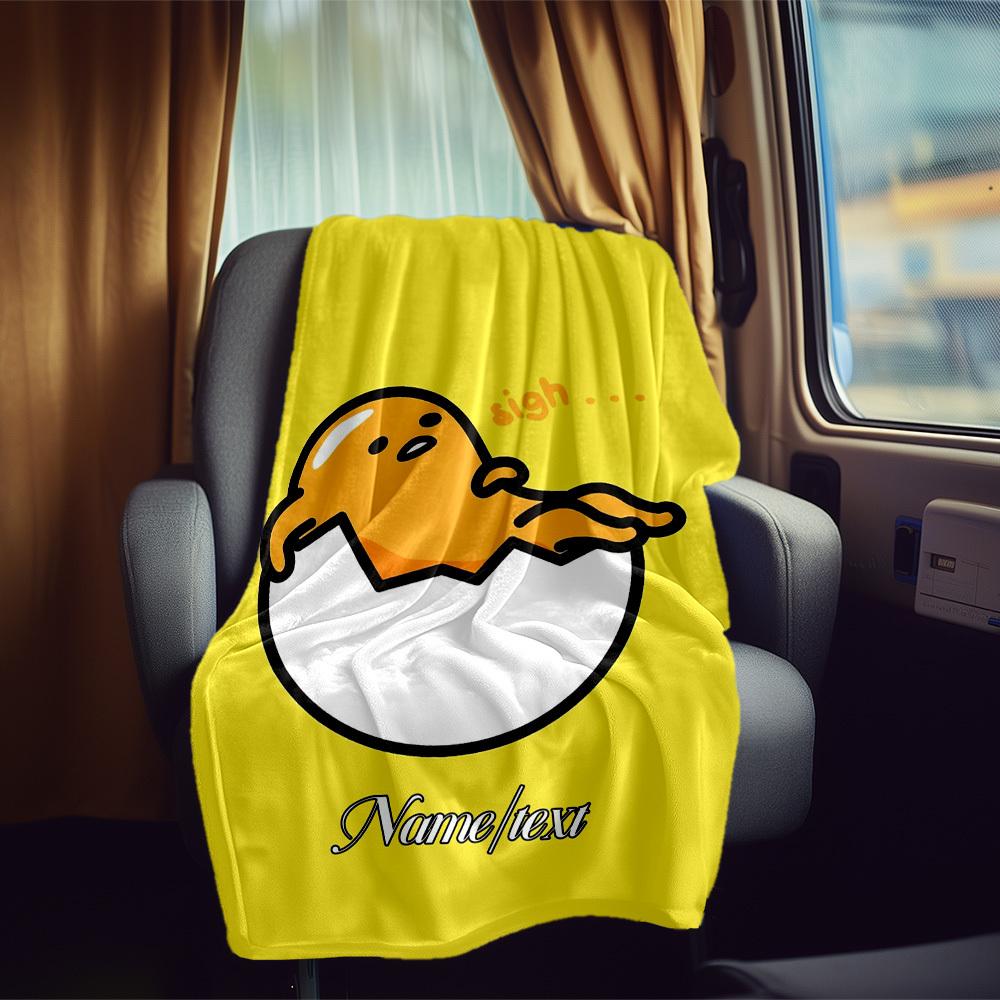 Gudetama Egg Rv Blanket Comfortable Soft Lightweight Multiseasonal Blanket For Travel Camping Picnics Sofas Rvs Beds Living Rooms Giftst52