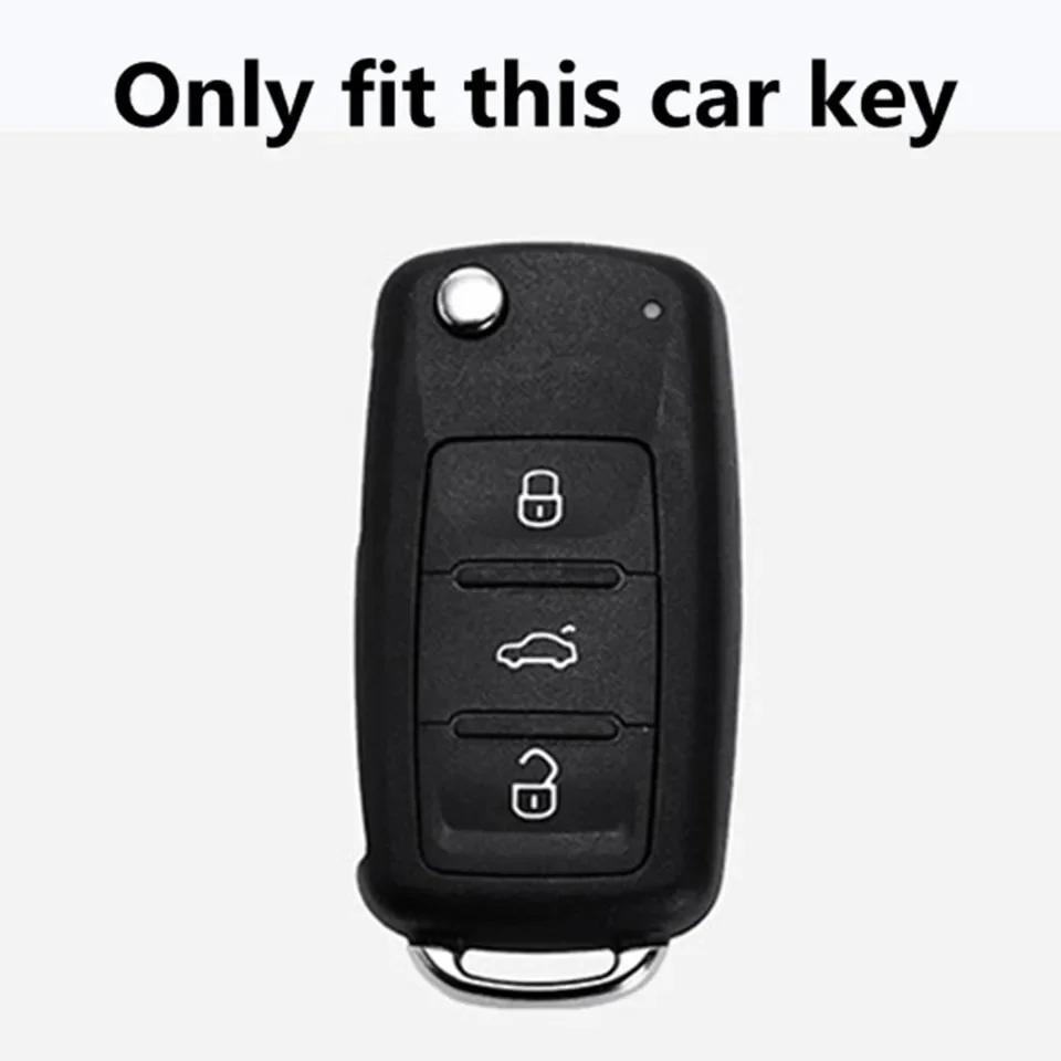 Car Key Case Cover Key Bag For Volkswagen VW Golf 3 4 5 6 Mk4 Mk6 Passat B5 B6 B7 B8 Cc Polo Tiguan Mk2 Touran Jetta 6 Bora Mk6