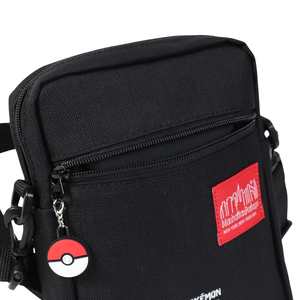 Подлинная сумка через плечо City Light Bag Pokemon Pikachu Black [Manhattan Portage] [Официальная] Ver.2