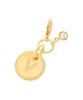 Шарм-подвеска Thavasa Petit на молнии Простой шарм с инициалом V Золото Один размер [Samantha Choice] Женский