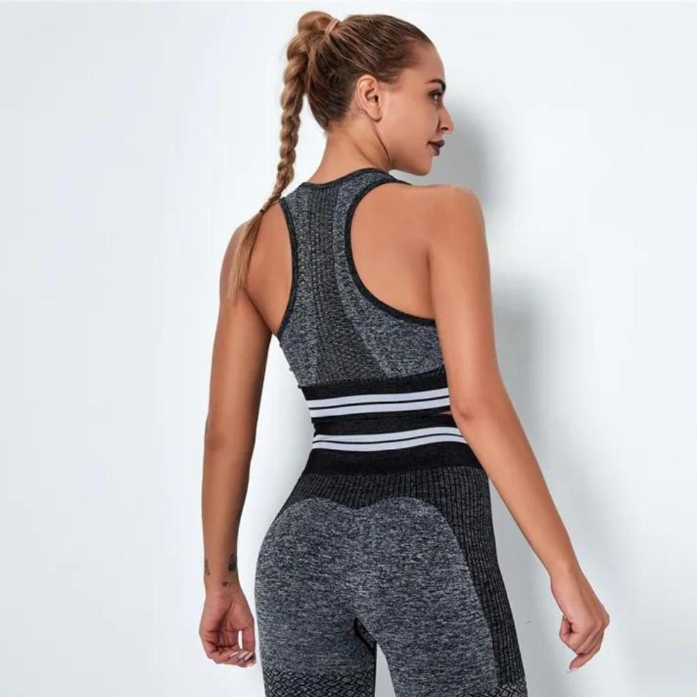 Sports outfit set top shorts fitness yoga two-piece for the gym xs S