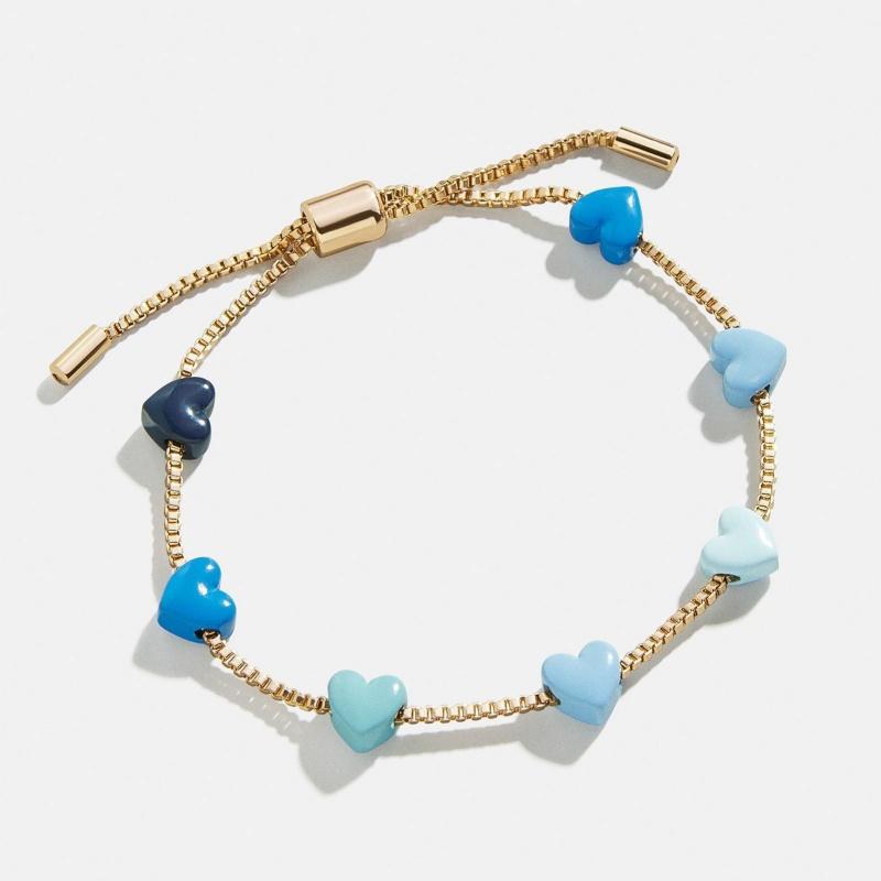 New Arriving Sweet Heart Bracelet Titanium Steel Gradient Heart Bracelet Children Adjustable Bracelet Kids Cute Jewelry Gifts