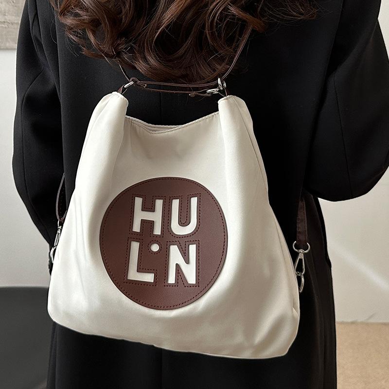 Новая женская сумка-тоут с письмом, модная большая вместительная сумка, универсальная сумка для поездок на работу на одно плечо, многоцелевой рюкзак