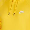 Nike Толстовка с капюшоном с карманом-кенгуру и вышивкой логотипа Женские топы Желтый CU9262-780