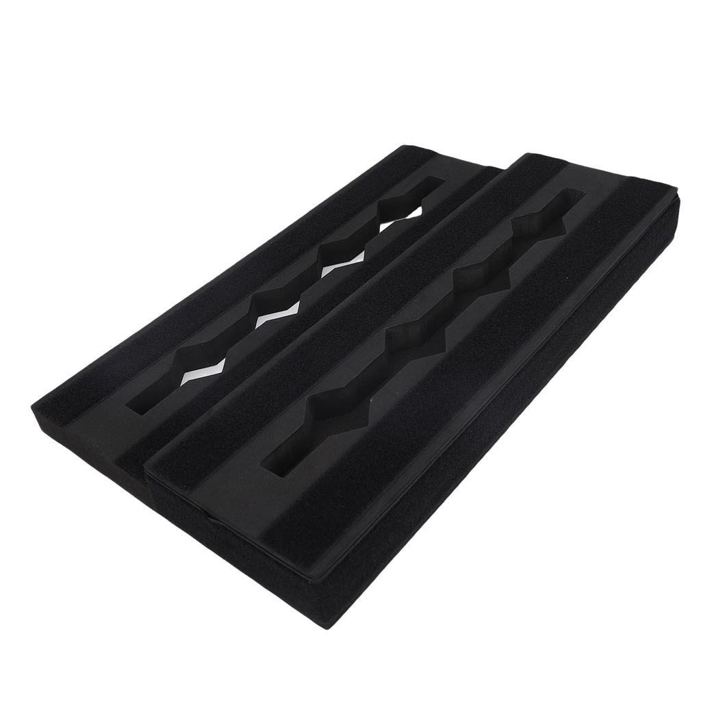 Guitar Pedal Board EVA Anti Slip Portable Modular Guitar Effects Pedalboard Support for 6 to 10 Effect Pedals