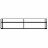 Vidaxl Szafka Pod Tv, Czarna, 180X40X40,5 Cm, Szkło Hartowane