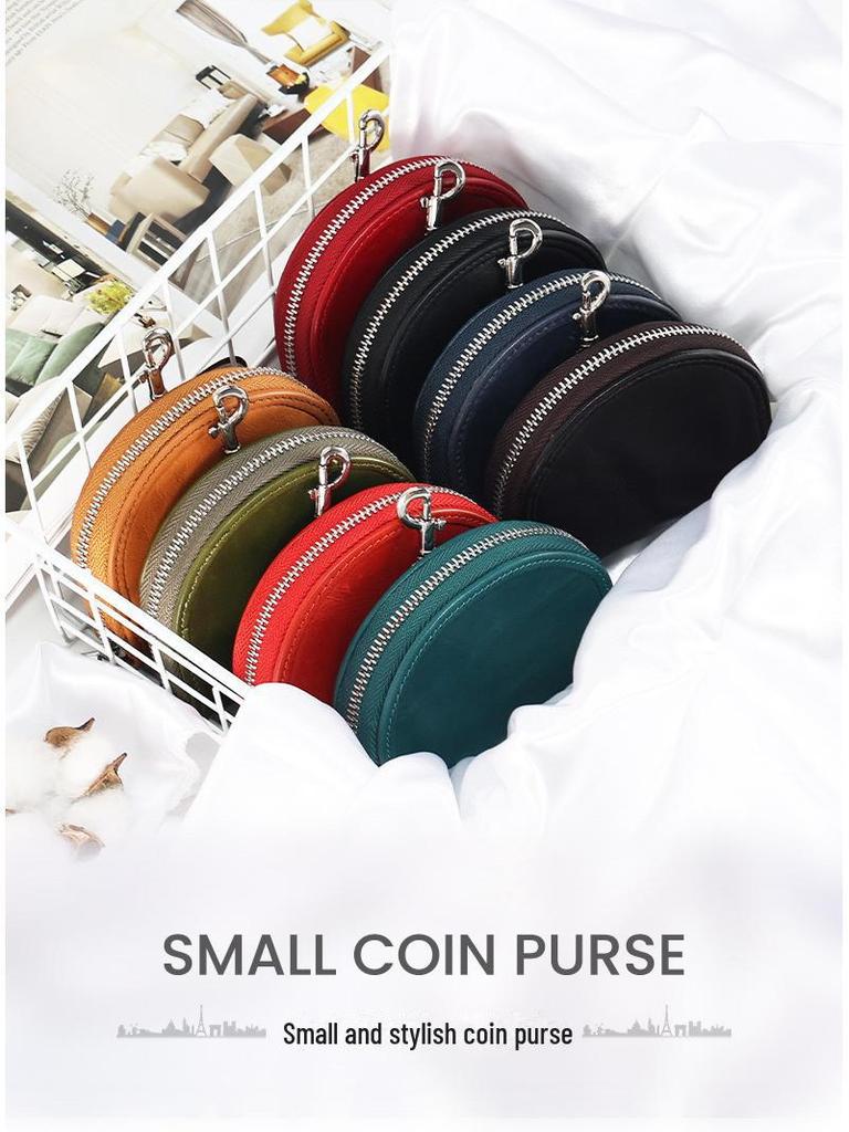 Женский мини-кошелек из натуральной кожи - роскошный летний кошелек из коровьей кожи