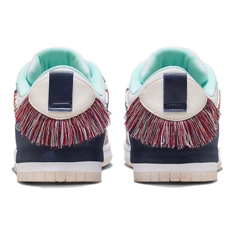 Nike Женские кроссовки Dunk Low Disrupt 2 Native Patterns, разноцветные, белые, темно-синие, полночь, FN8917-141