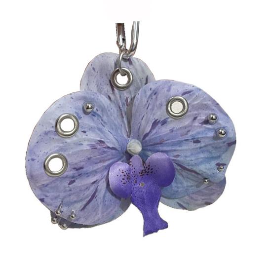 Брелок-подвеска в форме цветка, реалистичный внешний вид, легкий сплав, органайзер для ключей, цветочная декорация для сумки