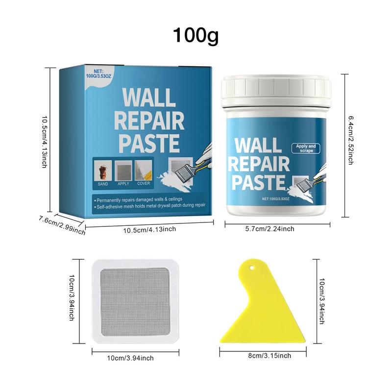 Ремонтная паста-крем для ремонта стен, быстросохнущее водостойкое покрытие с сильной адгезией, паста для ремонта отслаивающихся стен